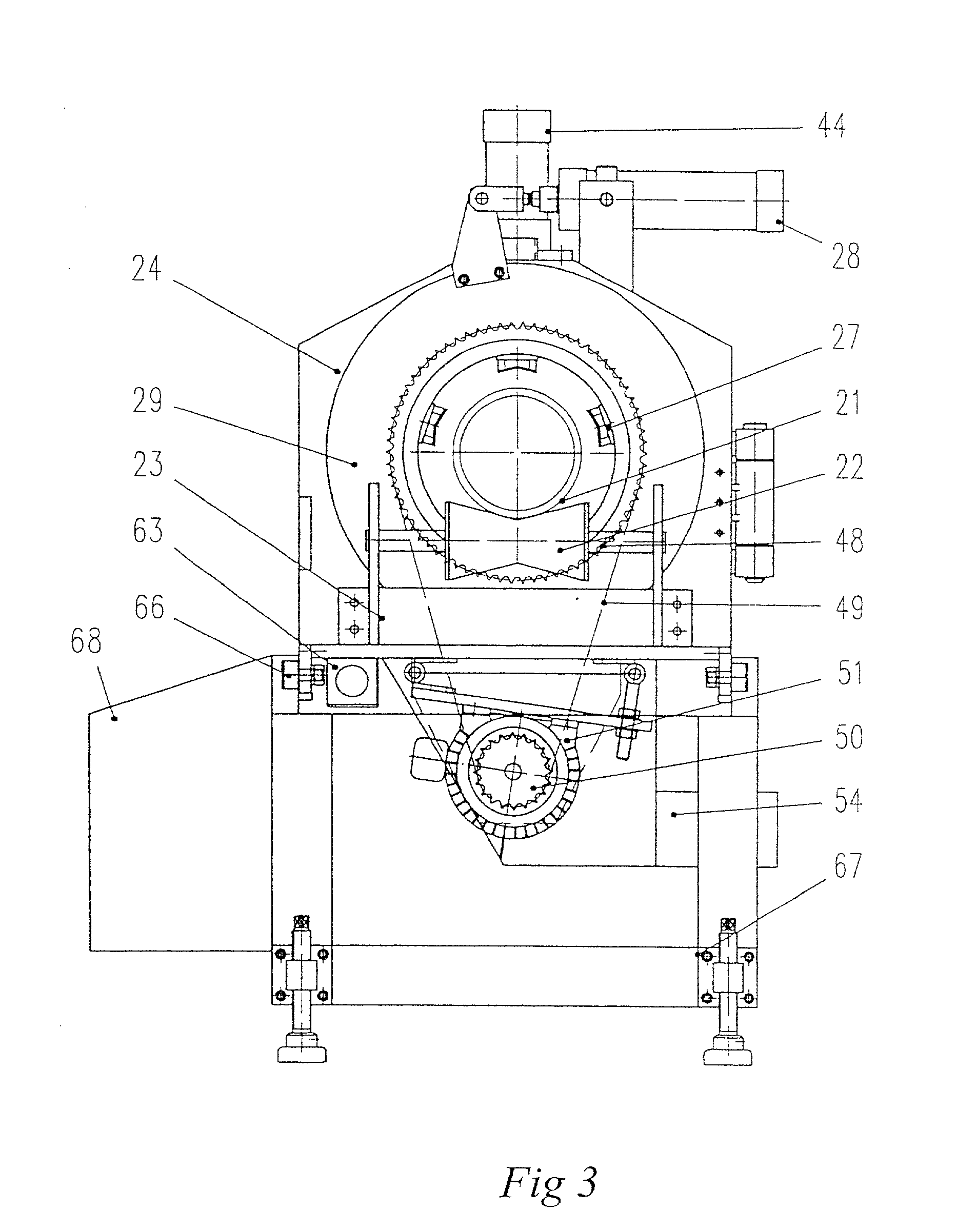 Hard pipe cutting equipment