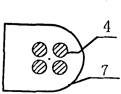 Load-bearing conductive signalling non-extension cable of slided intelligent clinometer