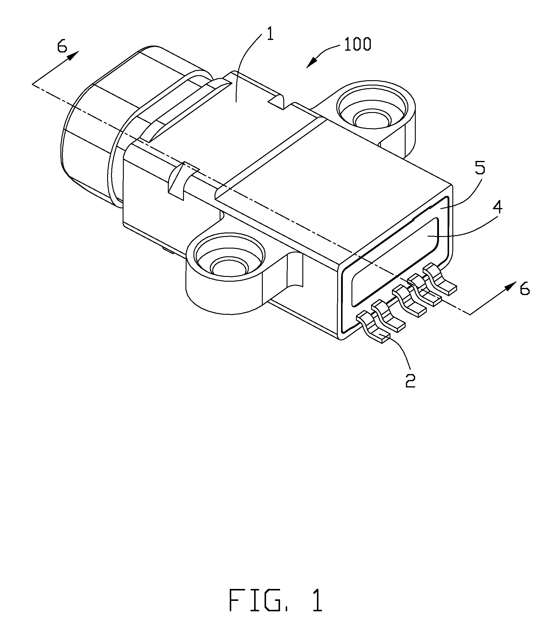 Waterproof audio jack connector