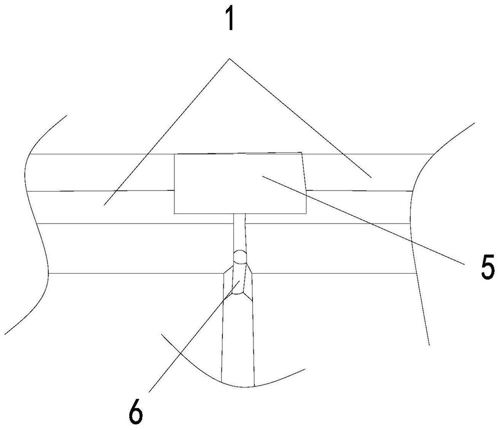 Building crack splicing structure and joint construction method thereof