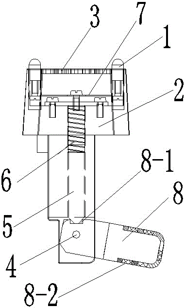 Auto-induction cushion block for film laminating machine and using method thereof