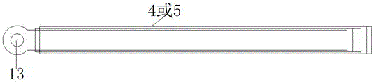 A device for detecting the angle deviation of each positioning hole of a passenger car