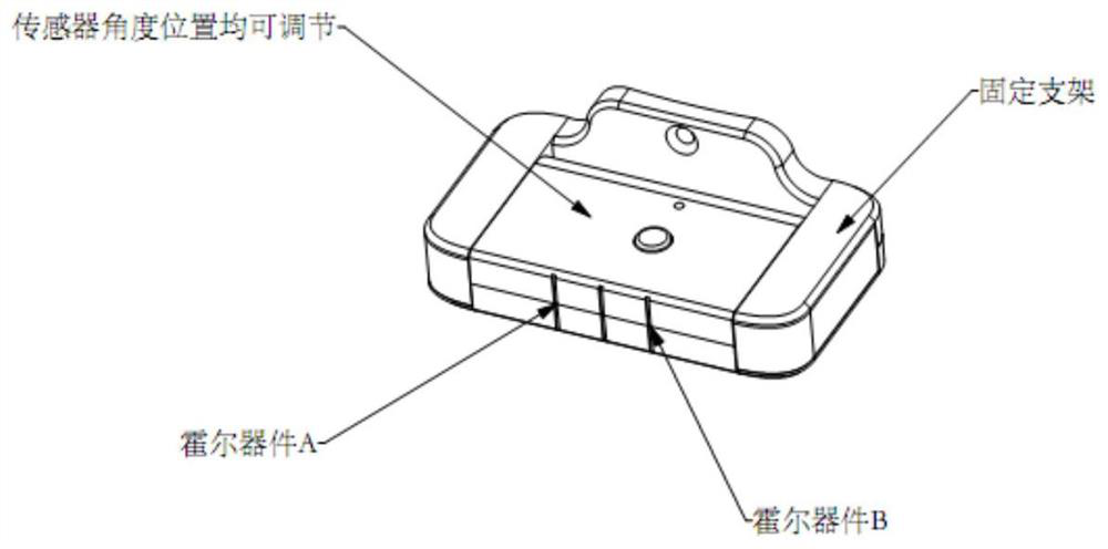 Method, device and system for judging steering position of vehicle lever based on Hall device