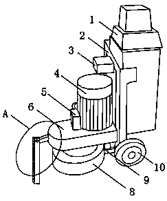 Reciprocating stone grinding machine