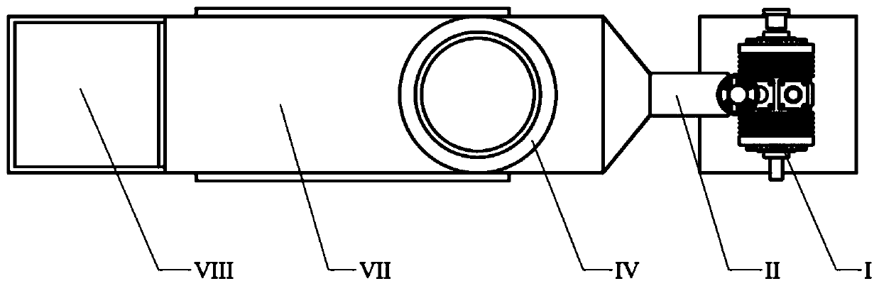 Negative pressure type walnut shell-kernel separating device and method