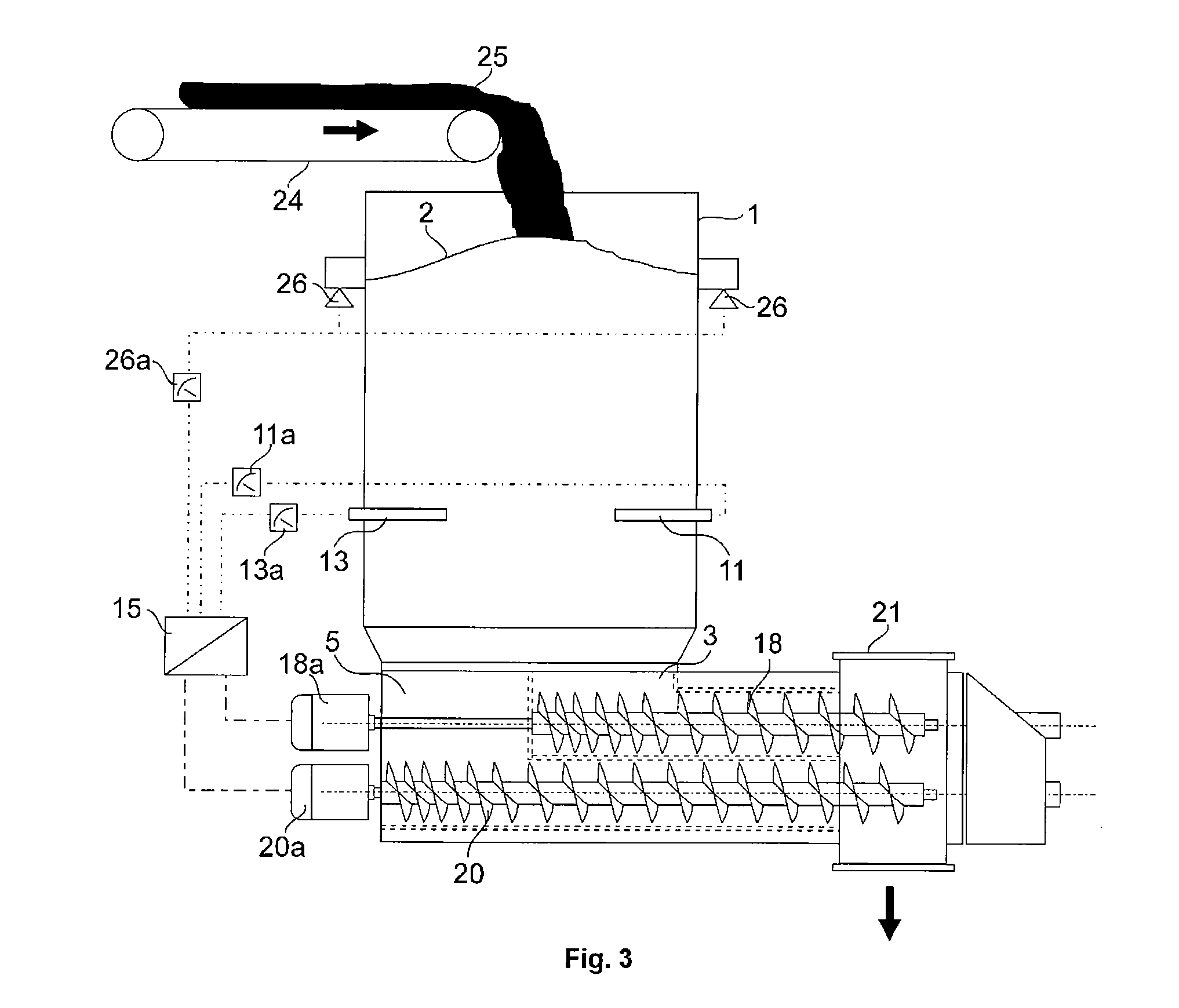 Method and Apparatus for the Continuous Controlled Discharge of Solids