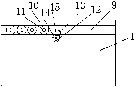 Clothing making tool containing device