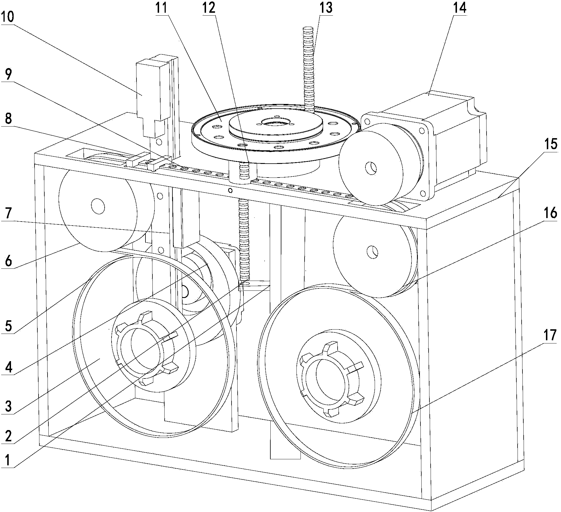 Magnet back adhesive tape bonding machine