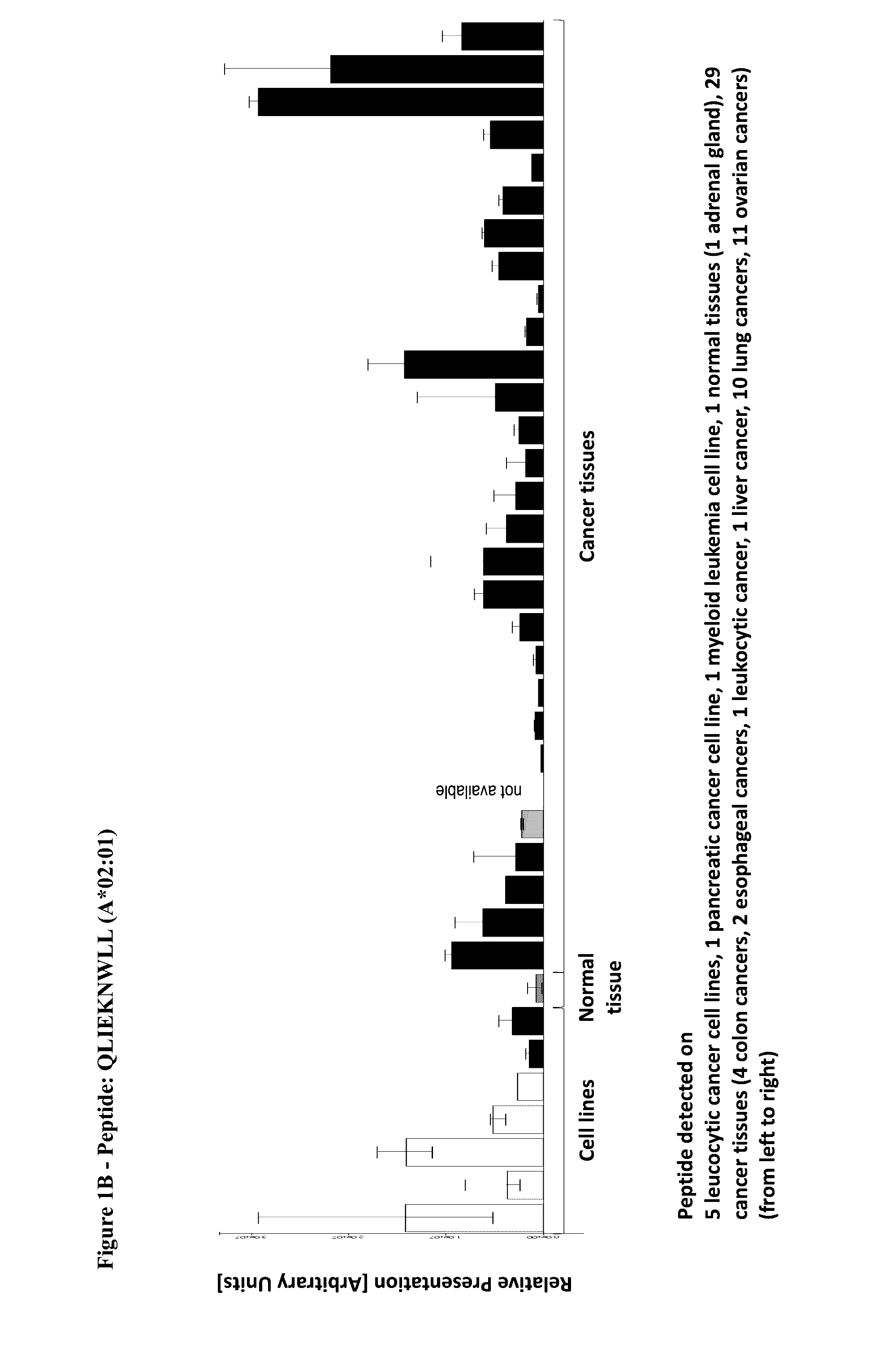 Novel peptides and combination of peptides for use in immunotherapy against various tumors