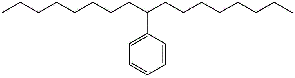 Preparation method for phenyl heptadecane