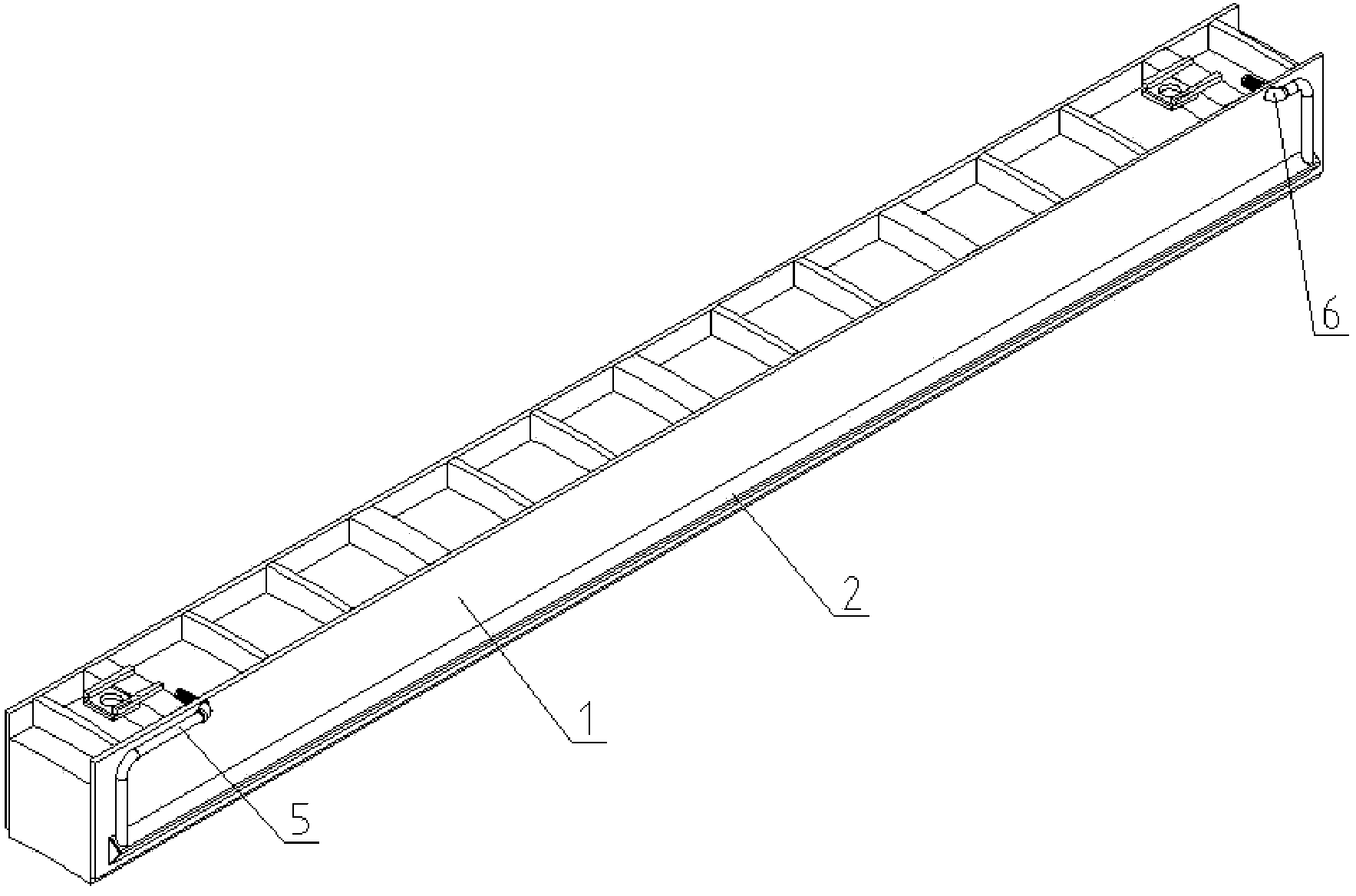 Magnet yoke for electric induction furnace