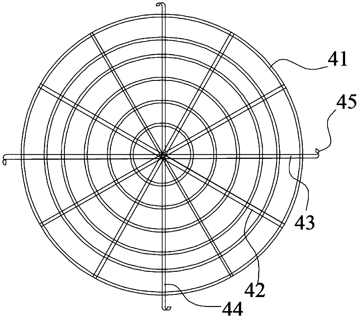 Construction method of pile breaking head of cast-in-place pile, auxiliary isolation net and preparation method of auxiliary isolation net