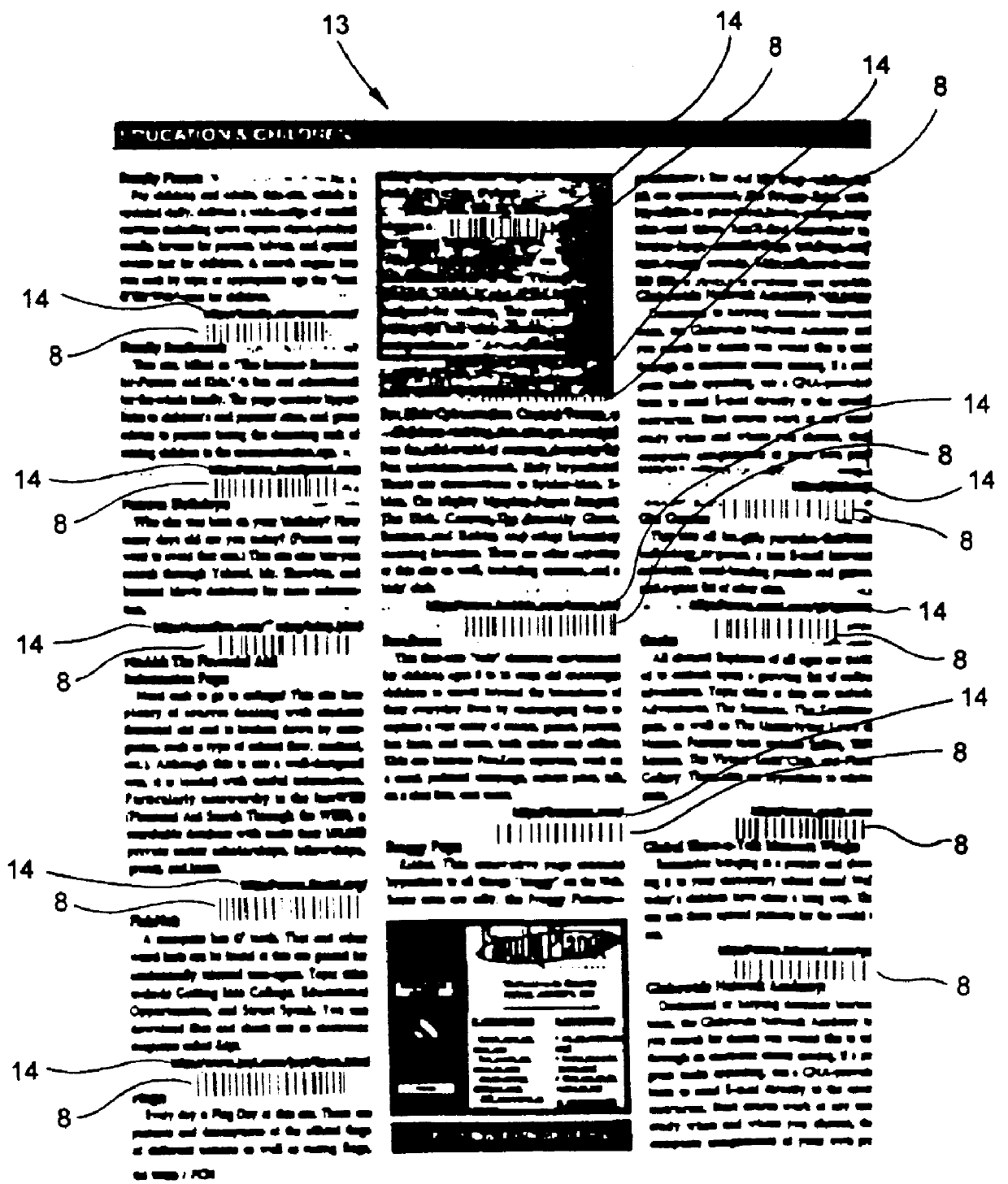 Web-based system and method for enabling a viewer to access and display HTML-encoded documents located on the world wide web (WWW) by reading URL-encoded bar code symbols printed on a web-based information resource guide