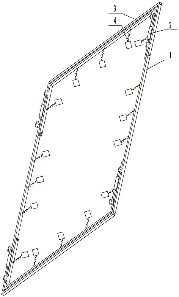 Thermoforming Folding Clamping Device