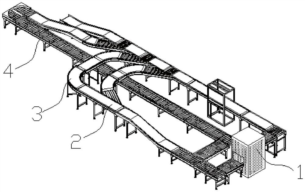 An intelligent conveying software and hardware integrated assembly system and process