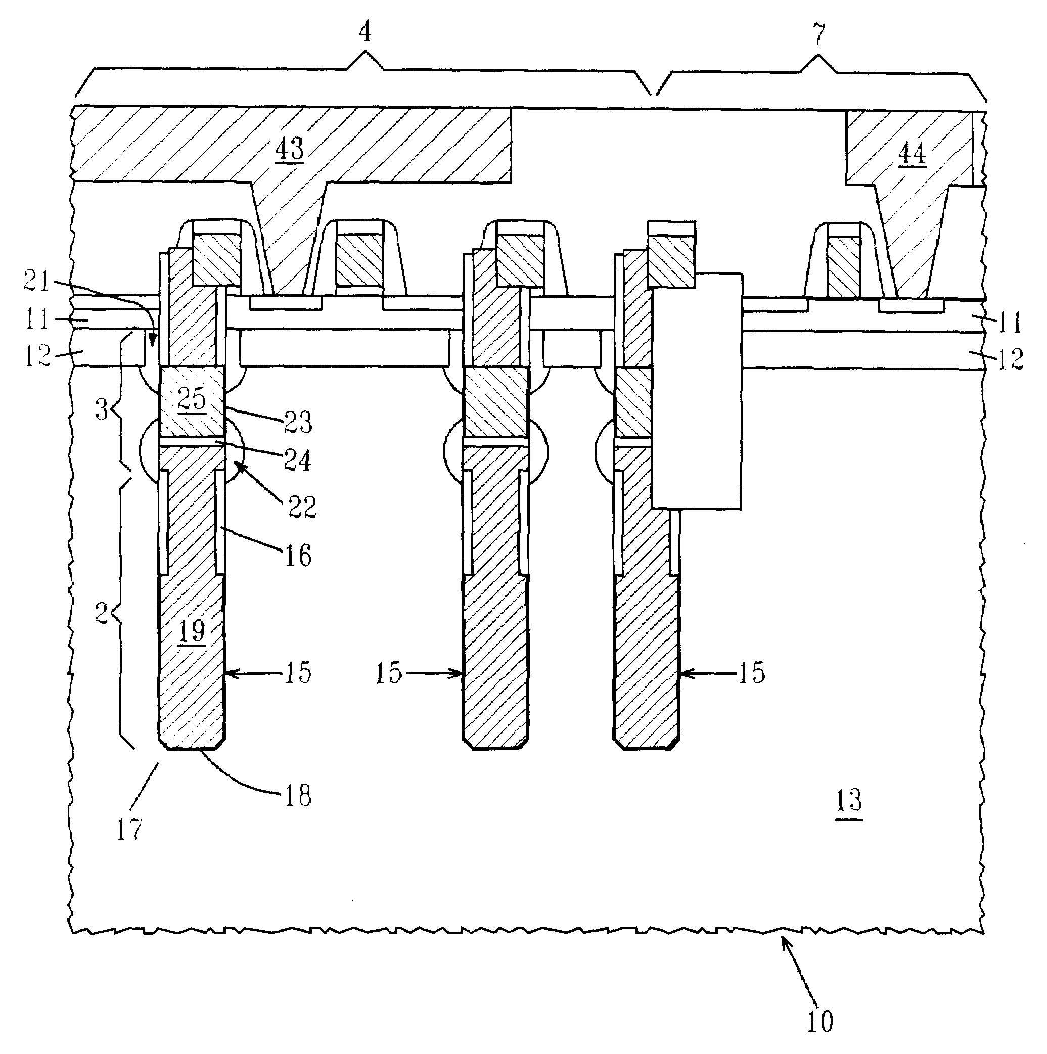 Out of the box vertical transistor for eDRAM on SOI