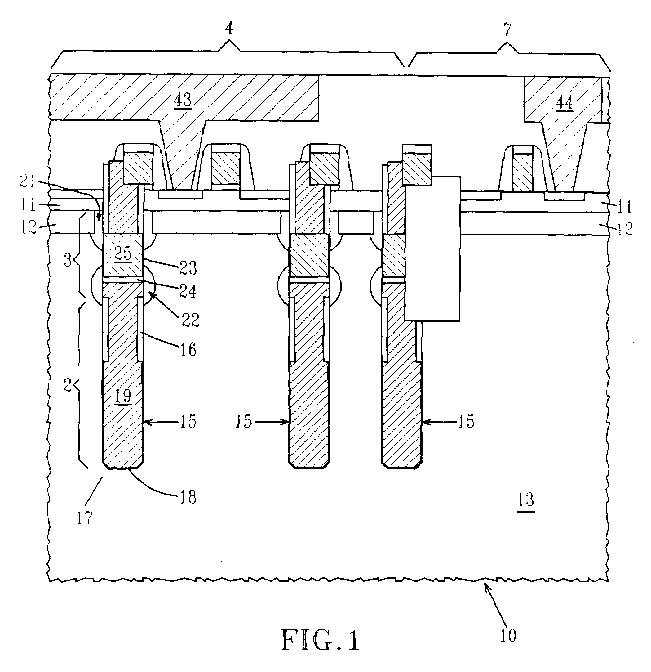 Out of the box vertical transistor for eDRAM on SOI