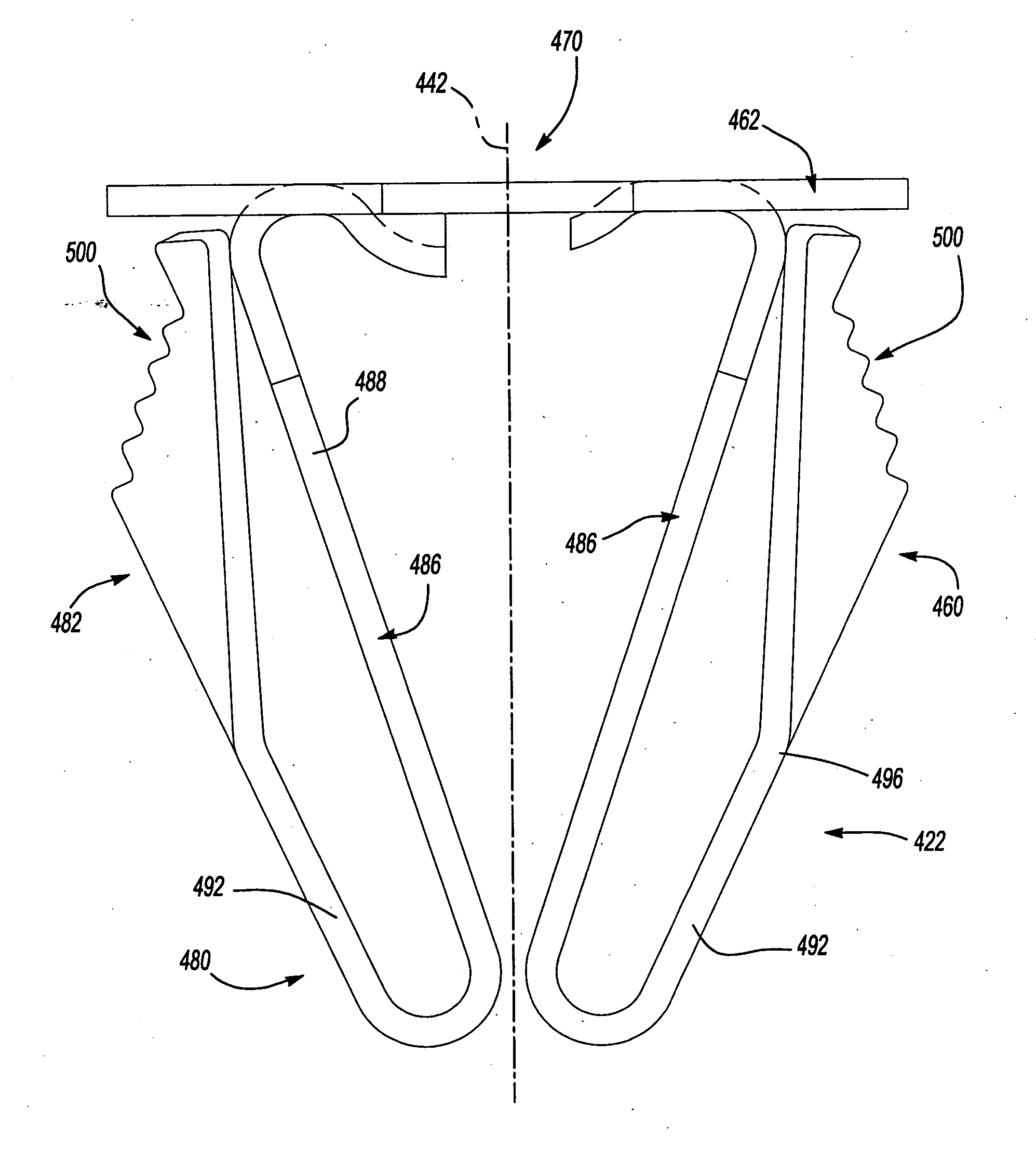 Resilient clip fastener