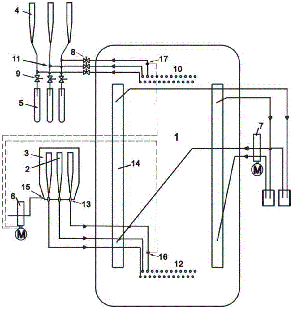 A reciprocating free-flow isoelectric focusing electrophoresis device and method