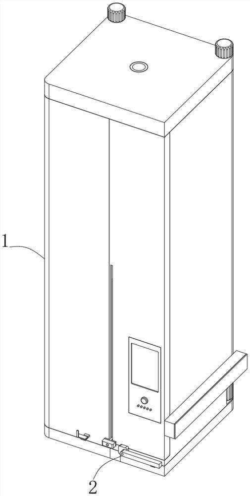 Cylindrical lithium ion battery internal pressure detection equipment and use method thereof