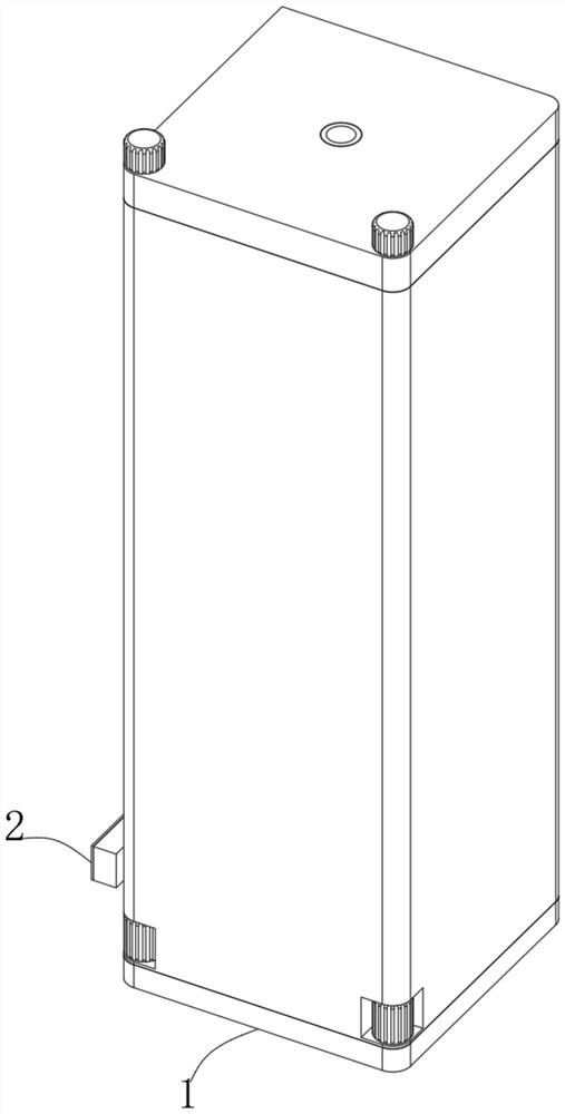 Cylindrical lithium ion battery internal pressure detection equipment and use method thereof