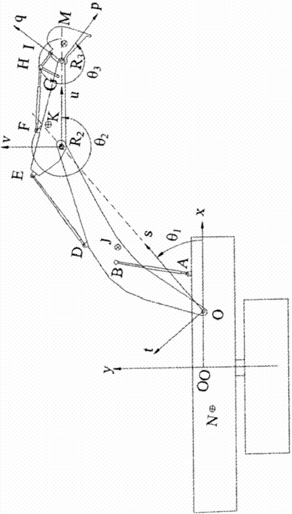 Excavator bucket material dynamic weighing device and method