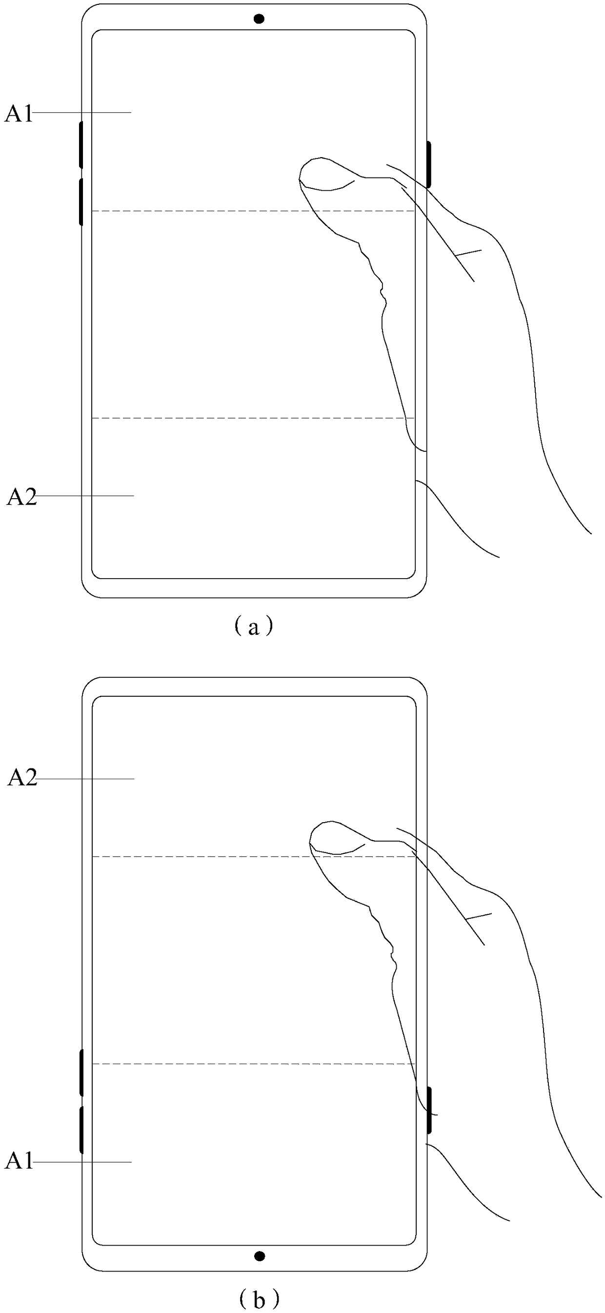 A screen control method and a mobile terminal