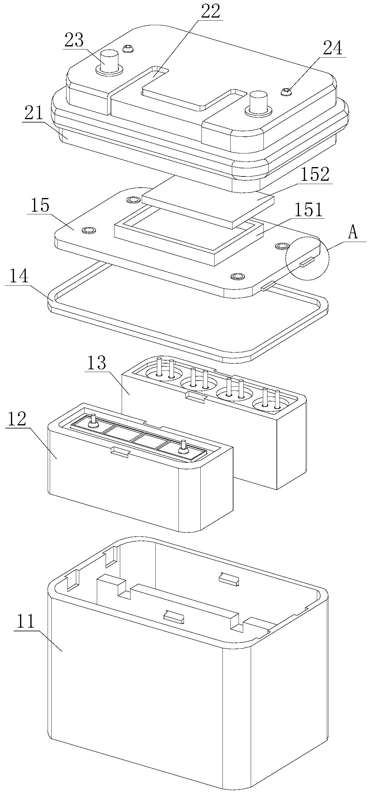 Starting battery provided with super capacitor and used for fuel vehicle and implementation method thereof