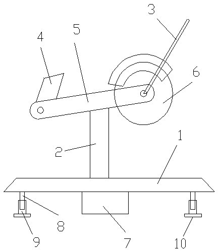 Abrasive wheel cutting machine with height adjusting function