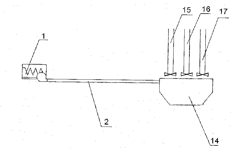 Mixing and stirring method and device in construction of SBS modified stone mastic asphalt