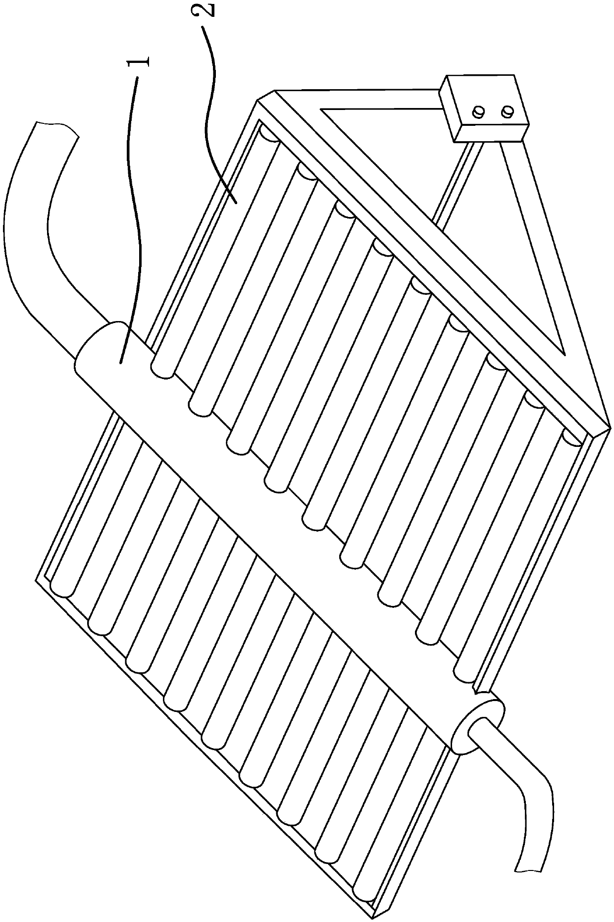 Improved solar heat supply device