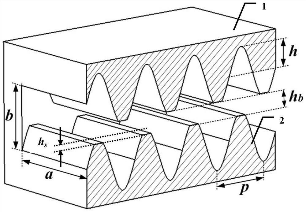 A Cosine Grating Loaded Sine-Waveguide-Like Slow-Wave Structure