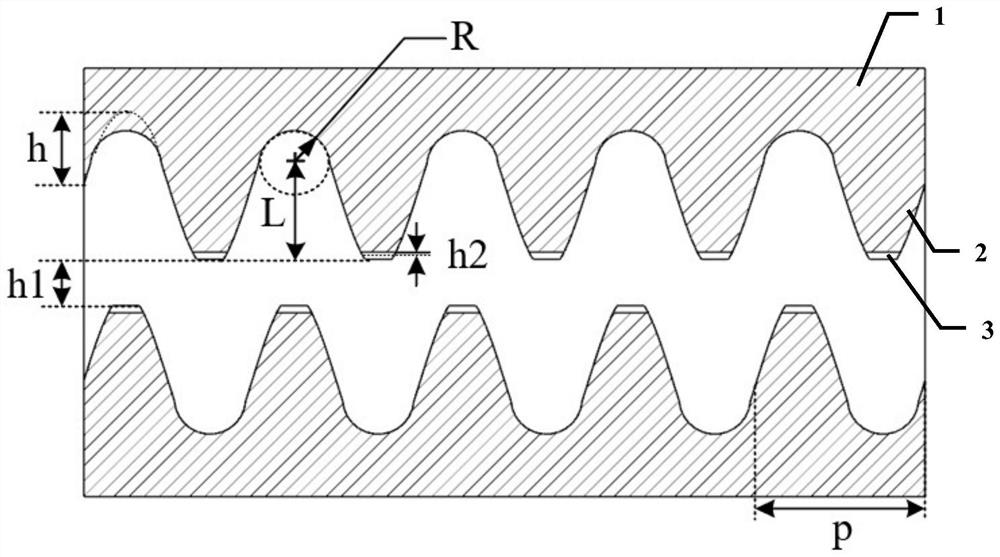 A Cosine Grating Loaded Sine-Waveguide-Like Slow-Wave Structure