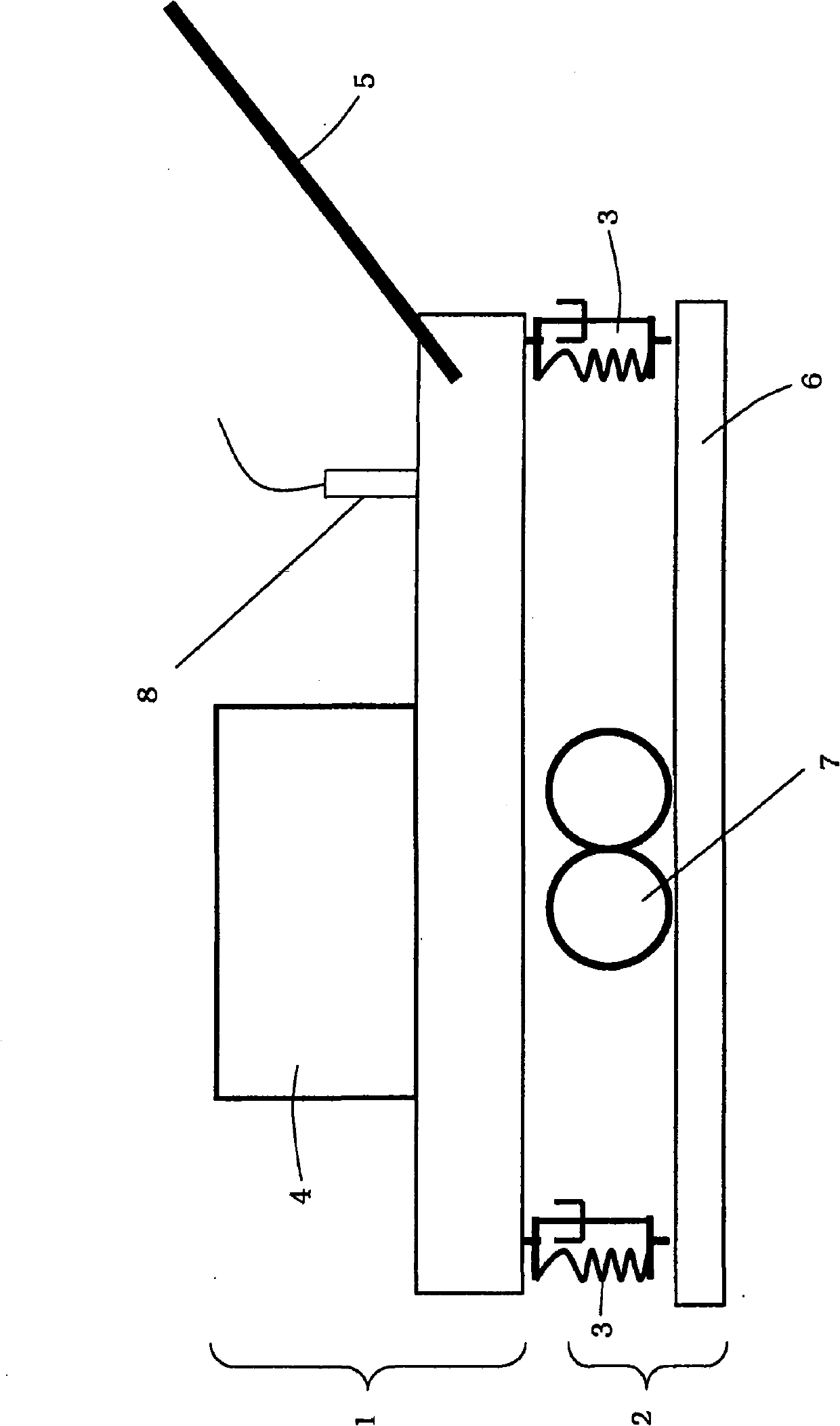 Apparatus and method for detecting damage to a machine