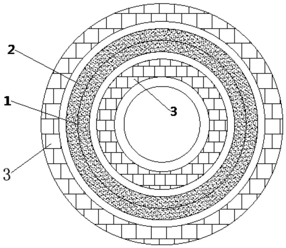 Composite anti-seepage wall and its construction method for environmental protection of landfill in soft soil area