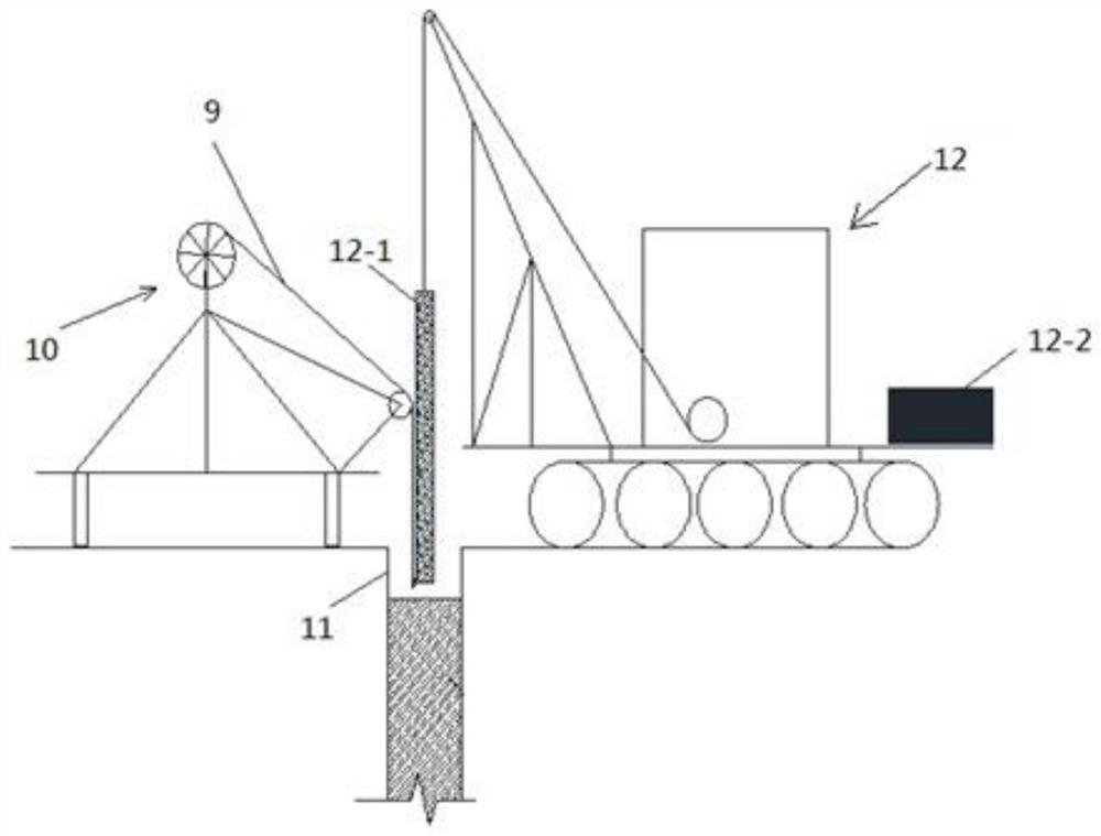 Composite anti-seepage wall and its construction method for environmental protection of landfill in soft soil area