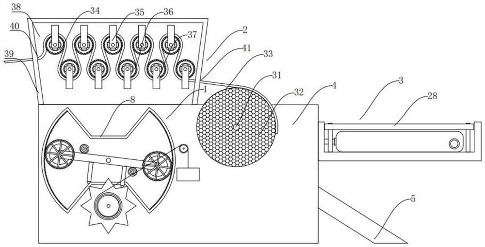 Grinding and polishing device for nanocrystalline strip production