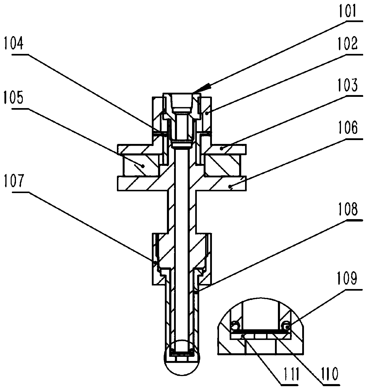 Double-flow monodisperse droplet flow generation method and device