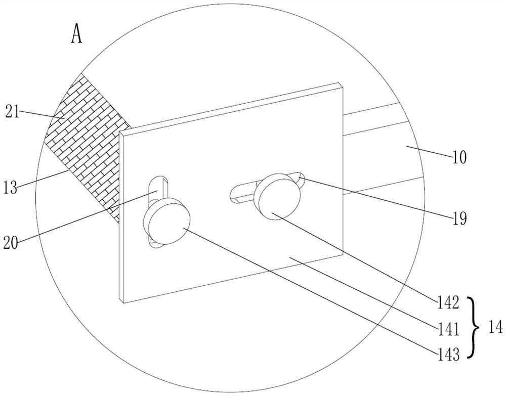 Assembly type installation design structure of super-large-span arc-shaped batten wood veneer