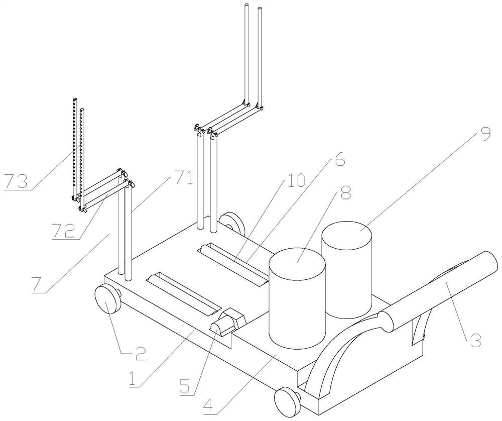 Sprinkling irrigation device for tea ecological planting