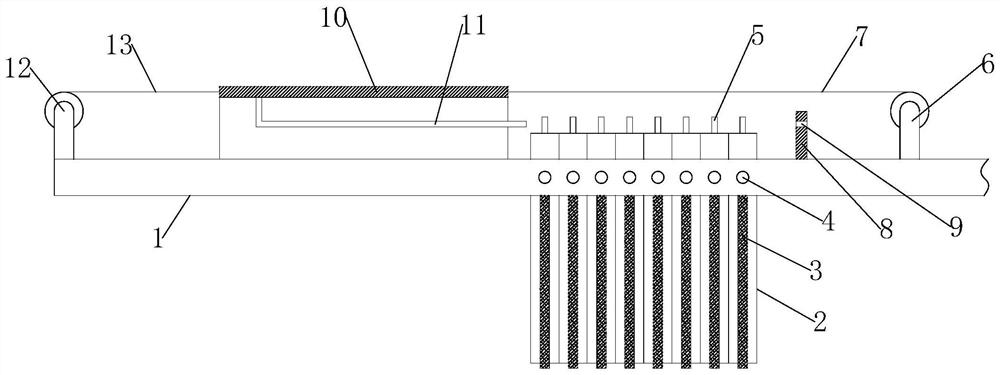 Balancing weight positioning mechanism of tower crane