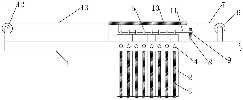 Balancing weight positioning mechanism of tower crane