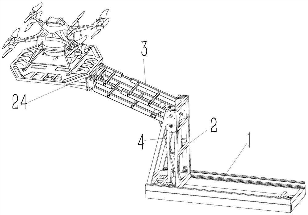 Unmanned aerial vehicle transport vehicle