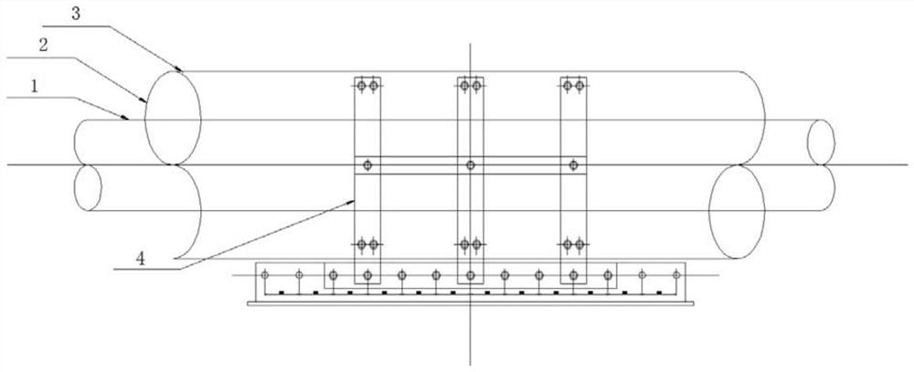 Prefabricated overhead soft heat preservation pipe system, manufacturing method and transportation and installation method