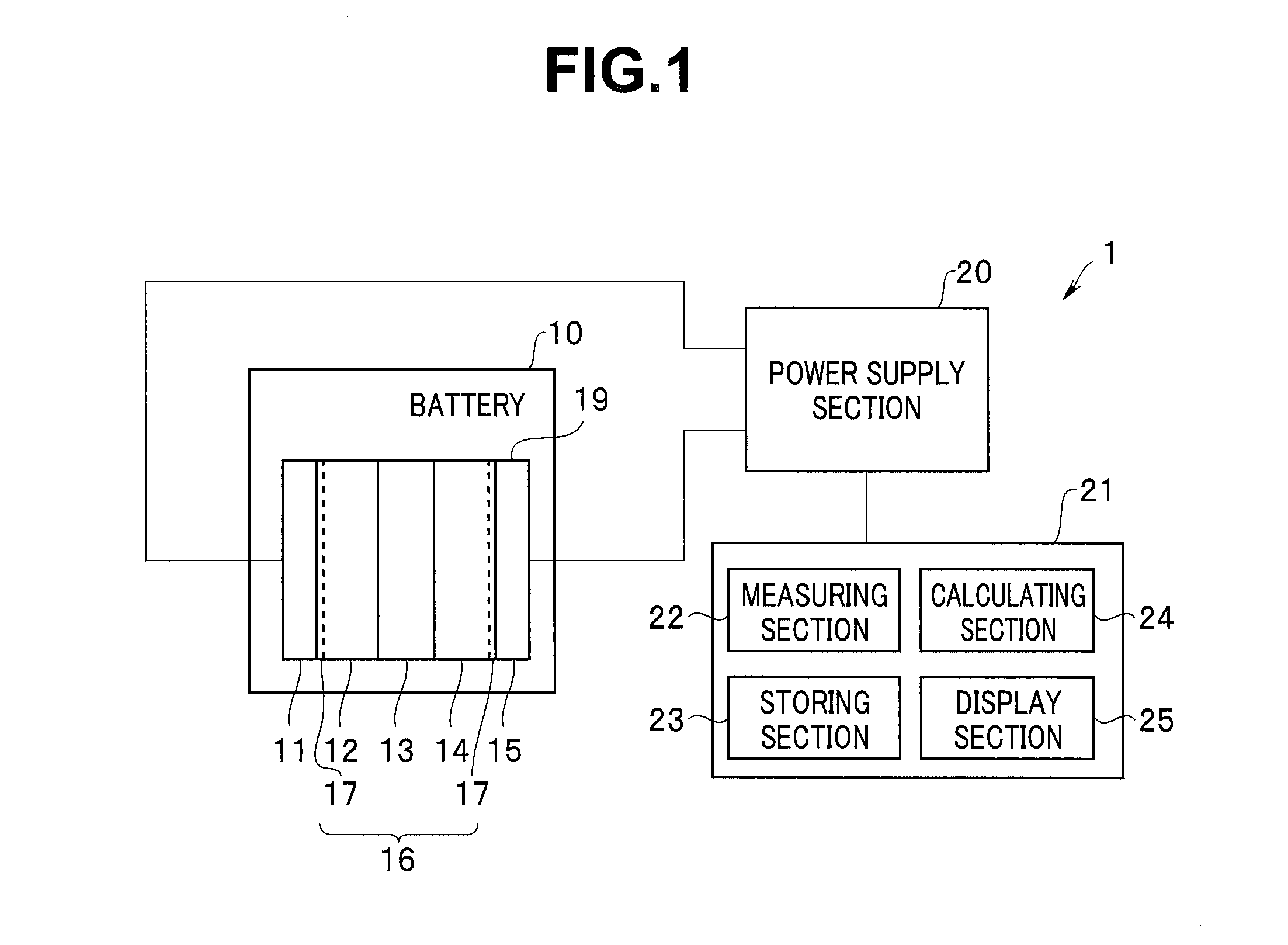 Battery system and evaluation method for battery