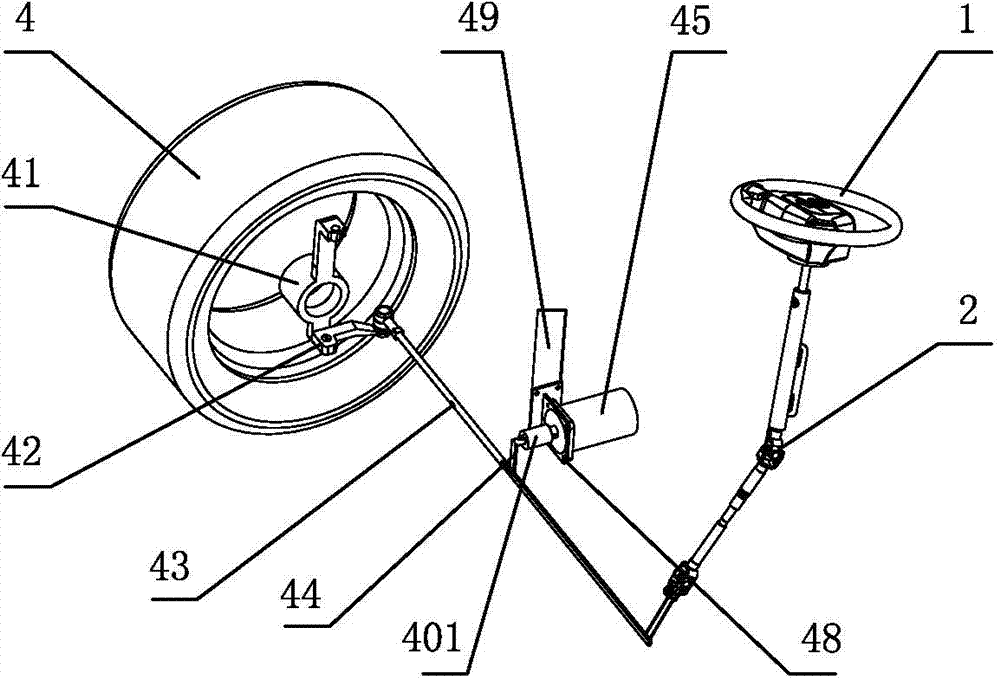 Electric steering system and electric steering control method of new energy automobile