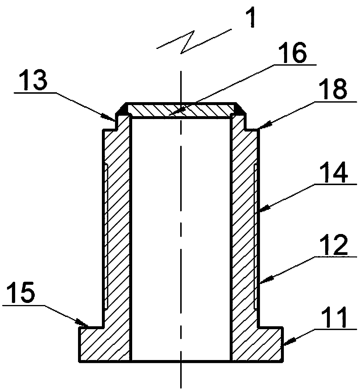 Manufacturing method of movable ring of radially straightened sliding bearing