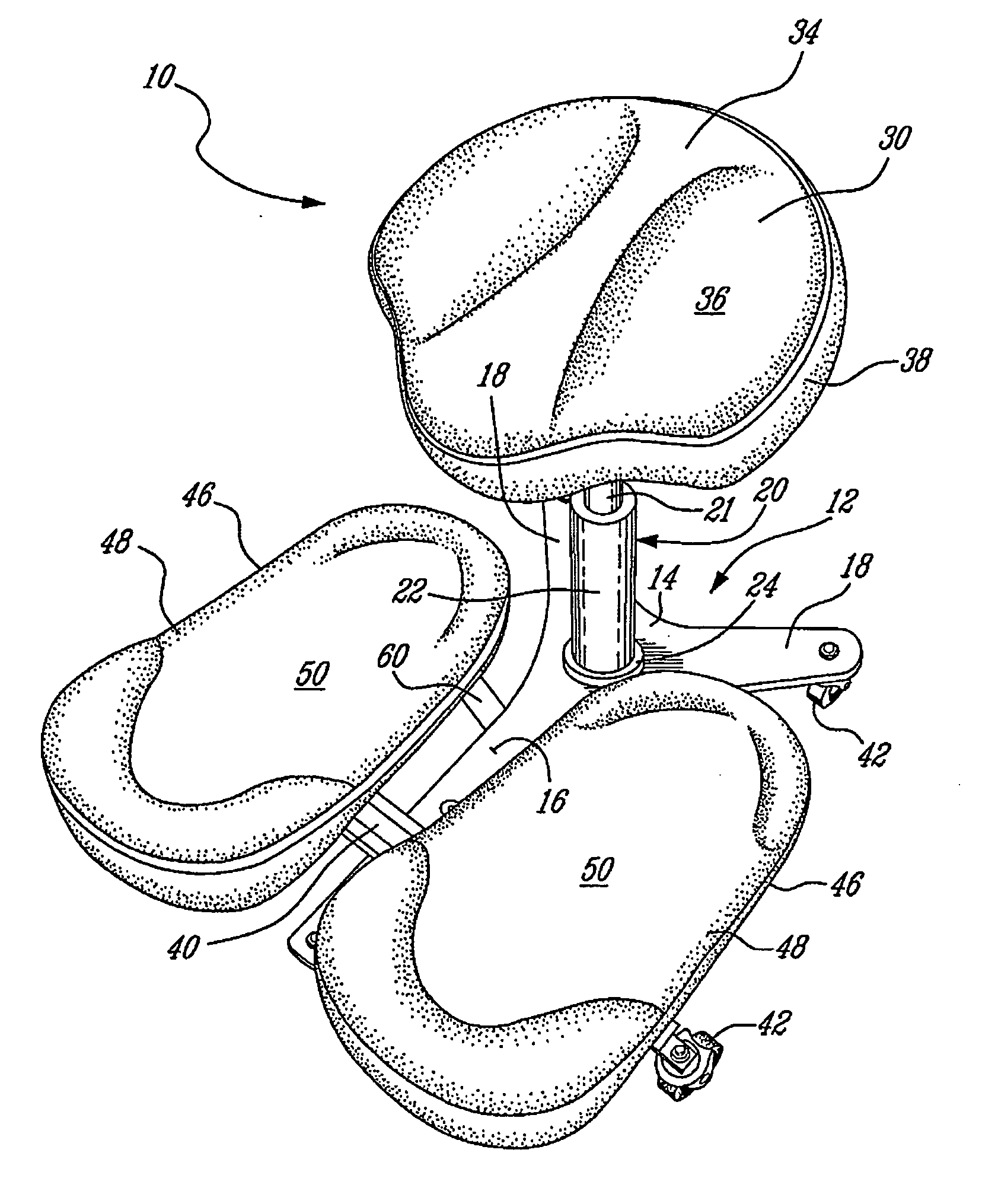 Ergonomic seating assembly