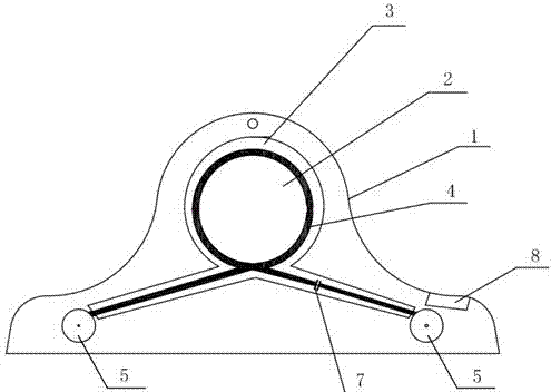 Automatic pulse pressing device for blood drawing