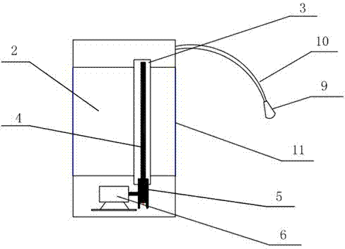 Automatic pulse pressing device for blood drawing